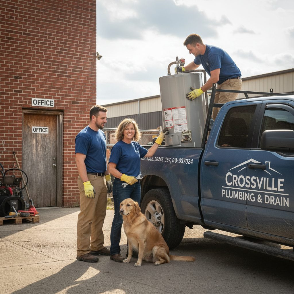 The Crossville Plumbers team at work in Crossville
